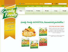 Tablet Screenshot of goodyfoody.sk